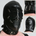 HGB2 - Bondage-Ledermaske mit Knebel