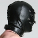 HGB2 - Bondage-Ledermaske mit Knebel