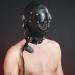 HGB1 - Heavy Bondage mask with gag