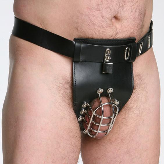 Leather chastity belt chastity belt