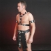 SMB3 - Leder Gladiator Brust Harness