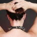 BNMP - Lederhalsband mit Spikes