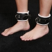 BFW1 - Luxe gevoerde enkelboei - zwart/wit 7cm breed