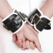BHW1 - Padded Wrist Cuff Black/white