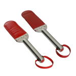 WPRS - Small red Paddle with stainless steel handle