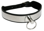 BNML - leather collar with stainless steel